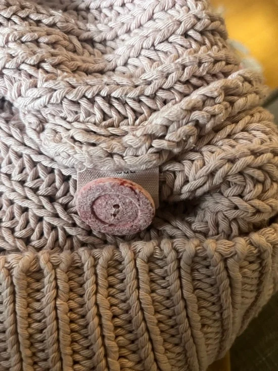 Babàa No. 18 cotton cardigan Plum Blossom - Picture 5 of 5